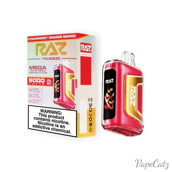 RAZ TN9000 Disposable Wicked & Vivi's House Strawberry Orange Mango