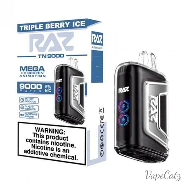 RAZ TN9000 Disposable Wicked & Vivi's House Triple Berry Ice