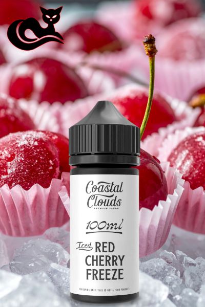 Red Cherry Chew 100ml AND Now in ICE! too E-Liquid Coastal Clouds