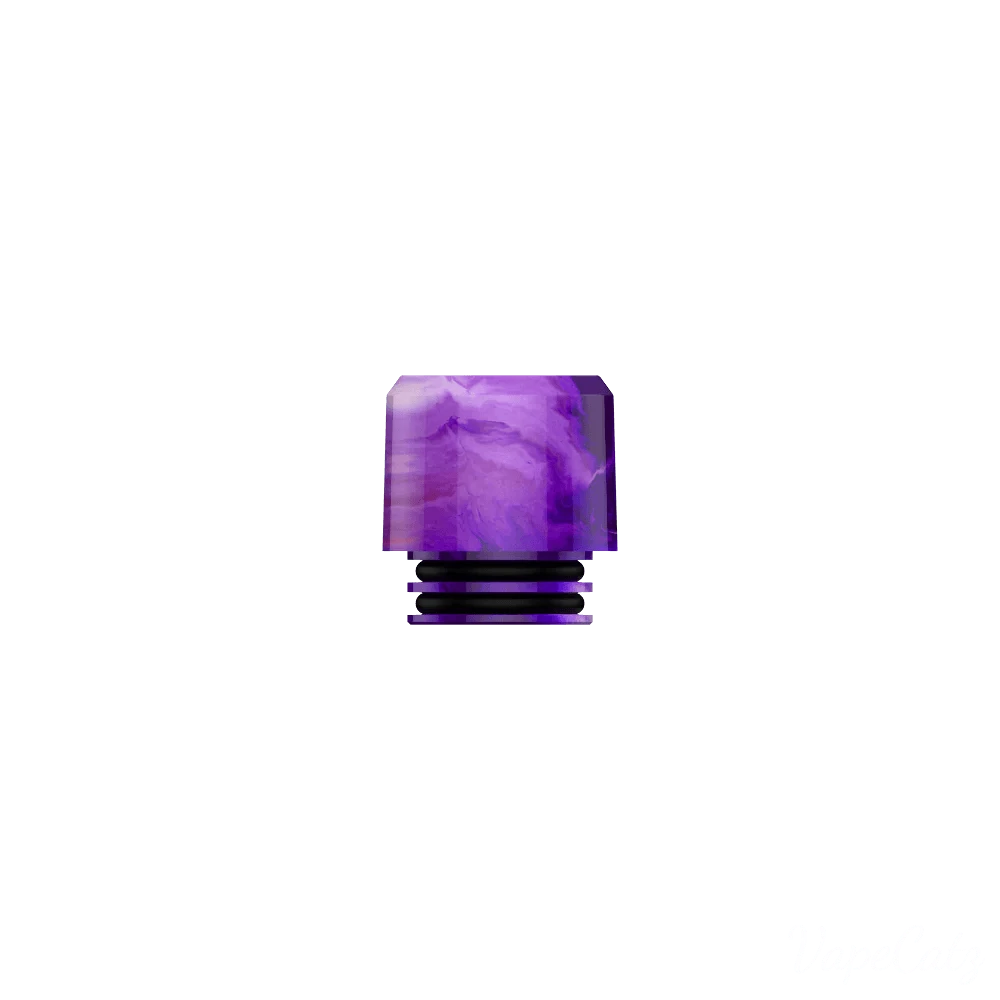 Resin 810 Drip Trip Short Tip W1 Vape Accessories 810 Drip Tip Purple