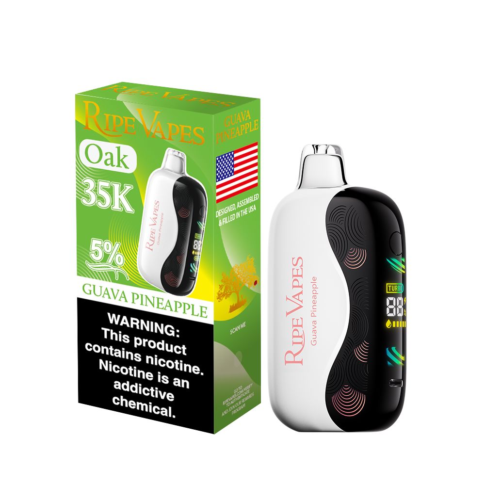 Ripe Vape Oak 35K Disposable Wicked & Vivi's House Guava Pineapple
