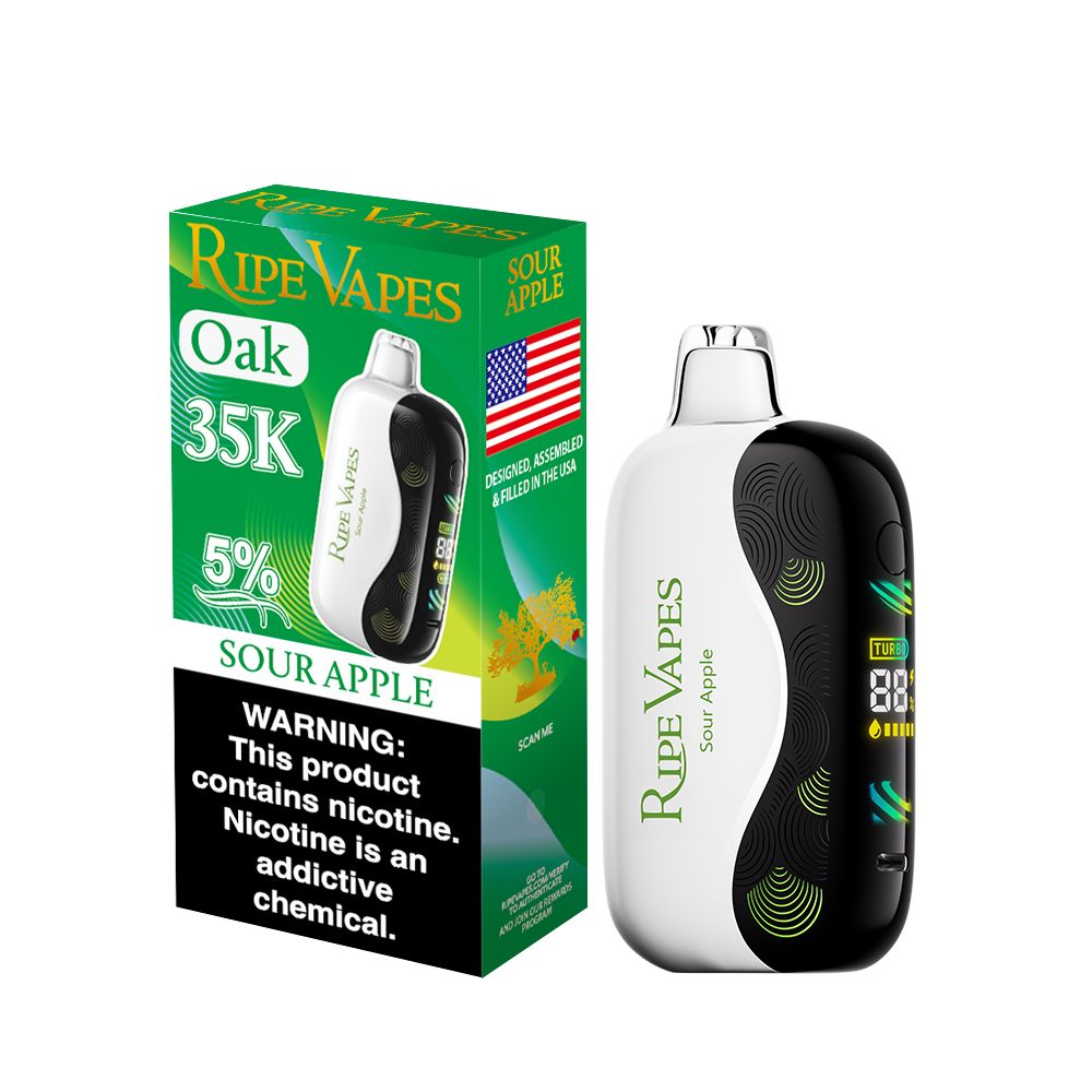 Ripe Vape Oak 35K Disposable Wicked & Vivi's House Sour Apple