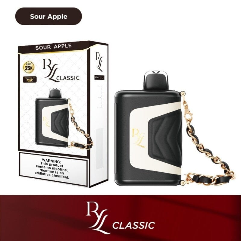 RYL Classic by Raz 35K FLASH SALE - 20% OFF Disposable Raz Sour Apple Ice