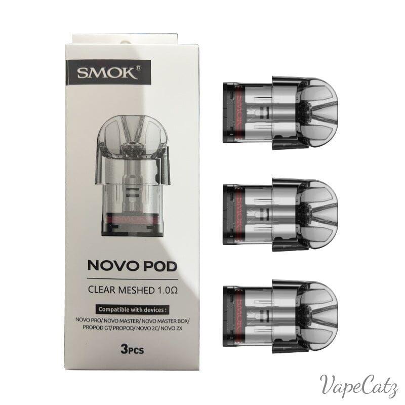 SMOK Novo Pods - Compatible with all Novo Pod Systems Coil Smok 3 Per Box Novo Clear Meshed 1.0 Side Fill