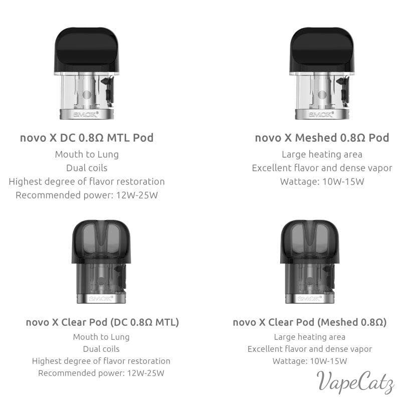 SMOK Novo X Replacement Pod for Novo X Device Coil Smok