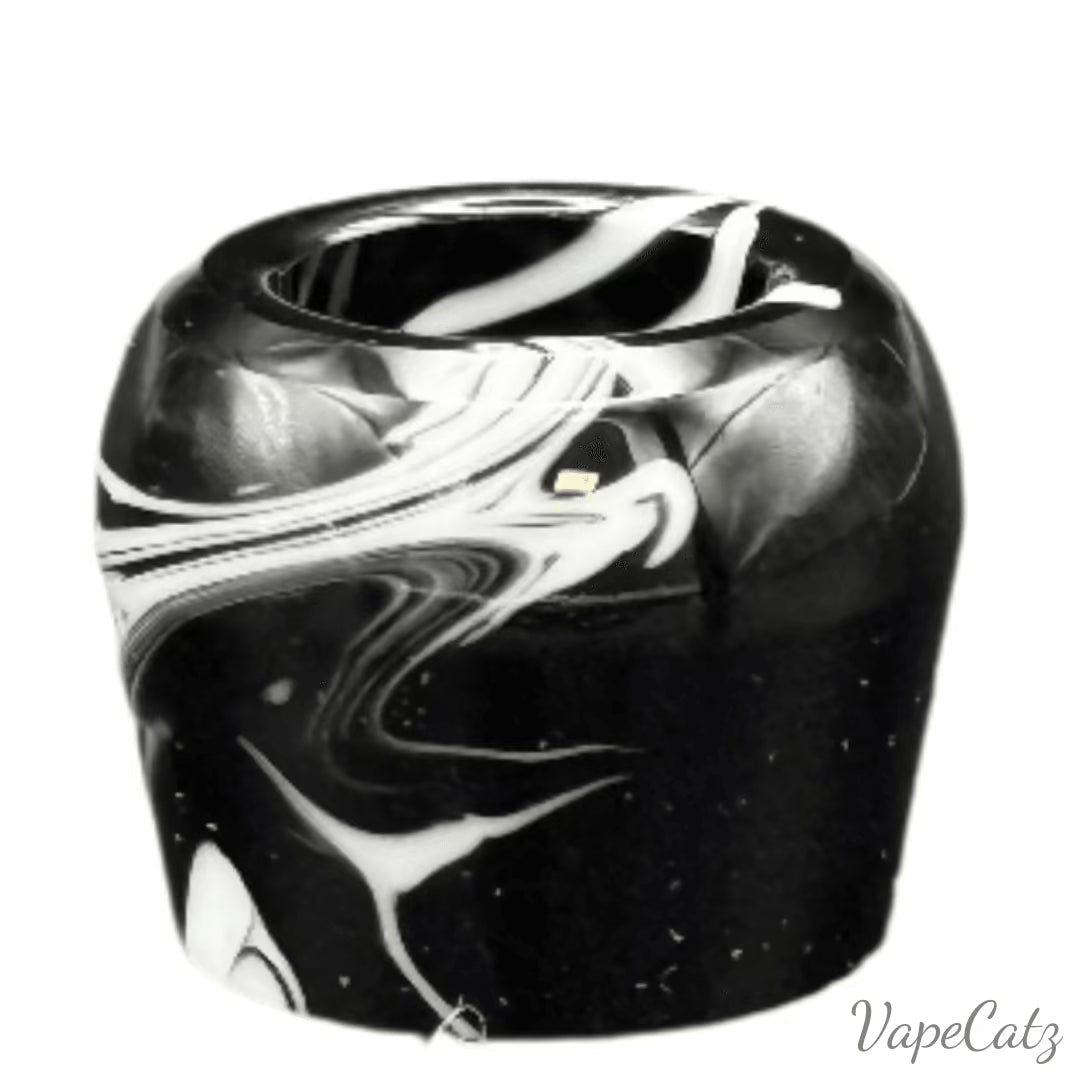 SMOK TFV16 / TFV18 Marbled Replacement Tip - Several Options F13 Vape Accessories 810 Drip Tip Bubble - White & Black