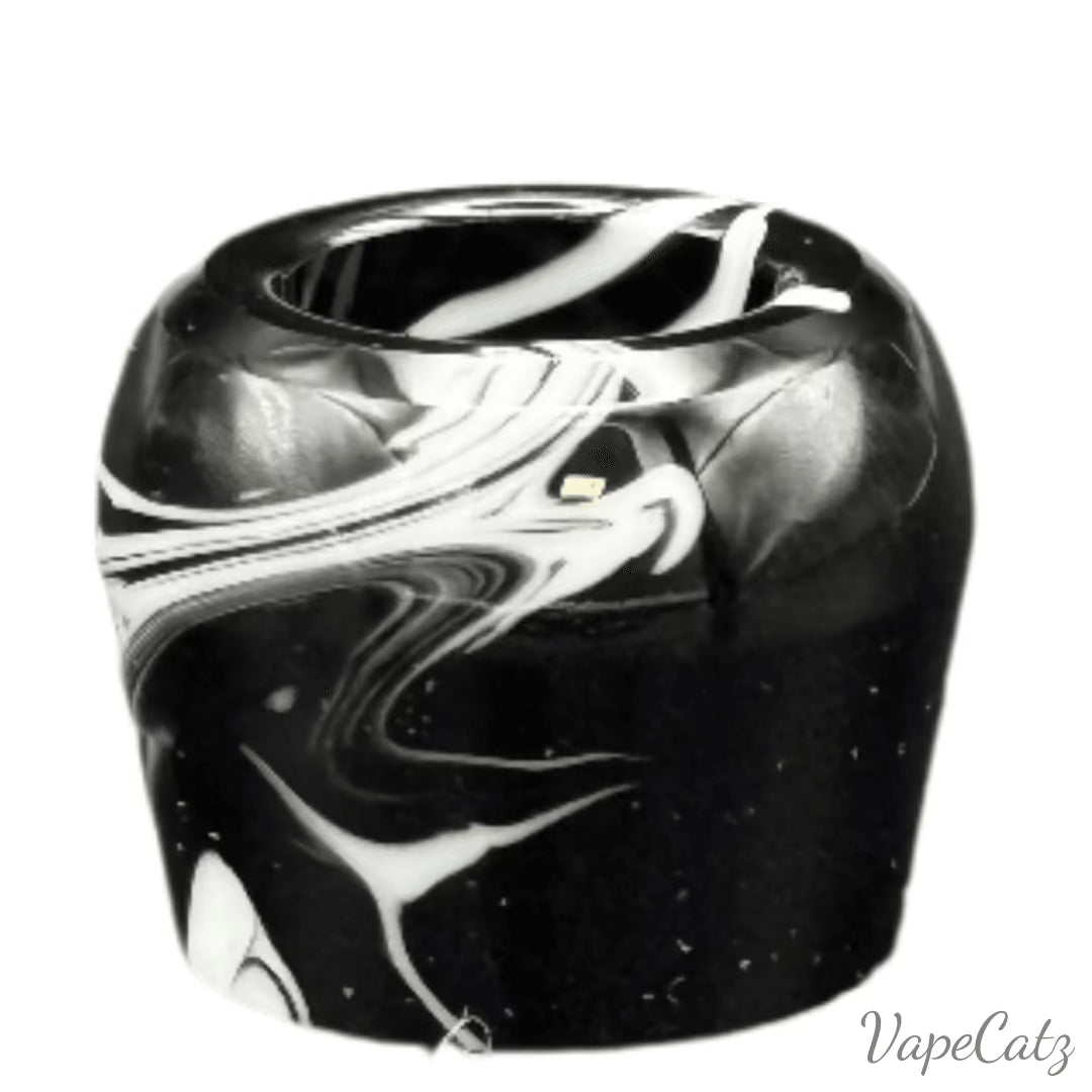 SMOK TFV16 / TFV18 Marbled Replacement Tip - Several Options F13 Vape Accessories 810 Drip Tip Bubble - White & Black