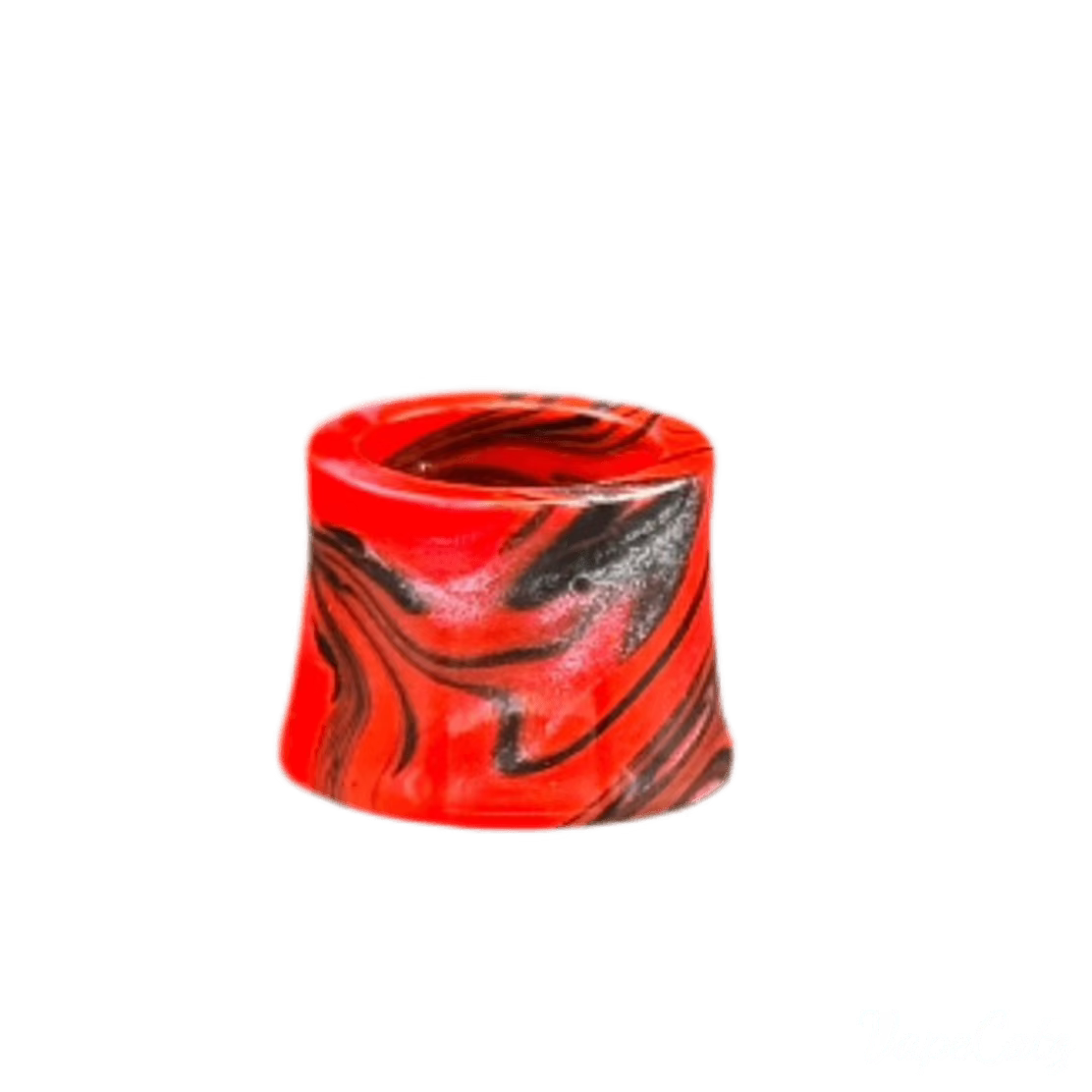SMOK TFV16 / TFV18 Marbled Replacement Tip - Several Options F13 Vape Accessories 810 Drip Tip Concave - Red & Black