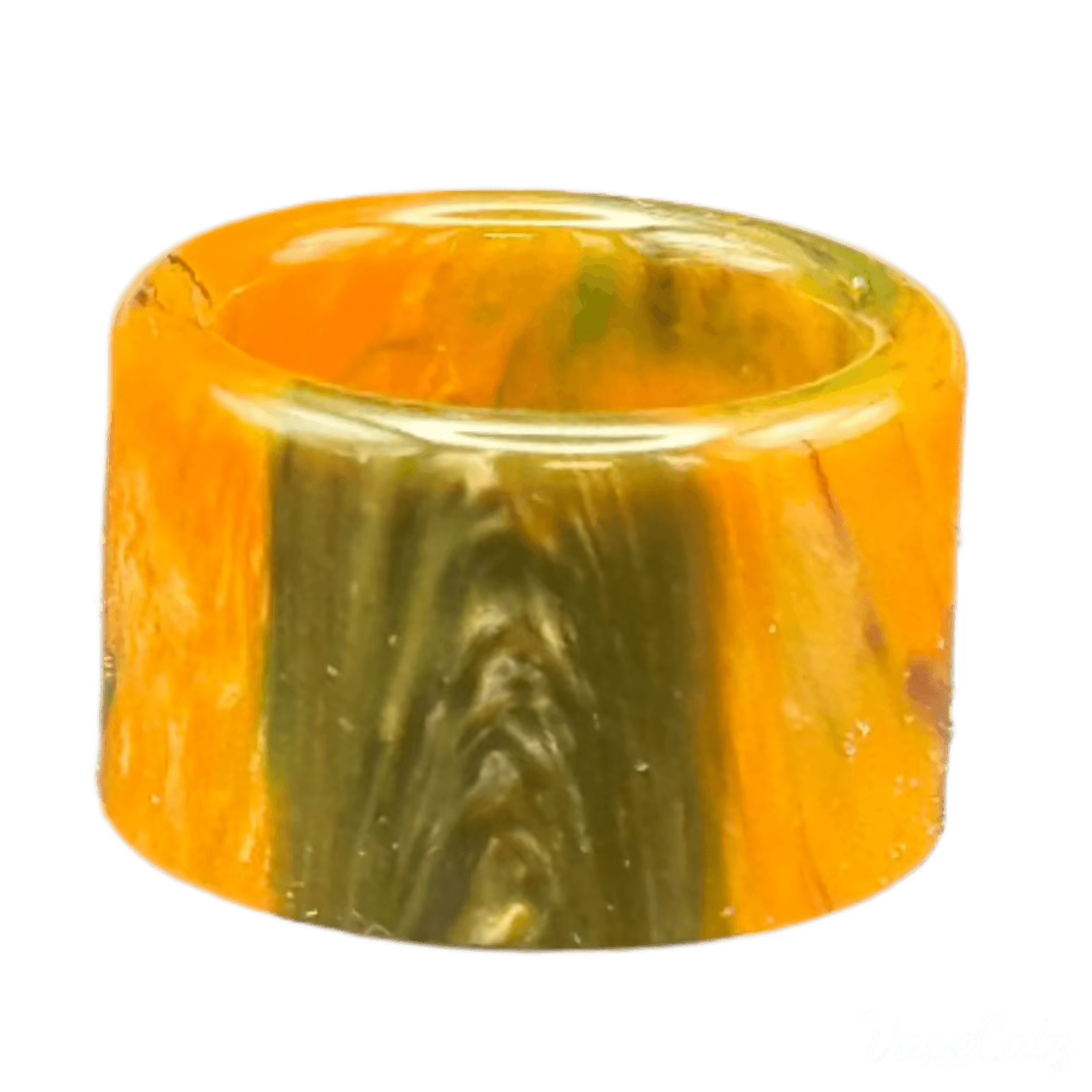 SMOK TFV16 / TFV18 Marbled Replacement Tip - Several Options F13 Vape Accessories 810 Drip Tip Short Stubby - Orange & Green Blend
