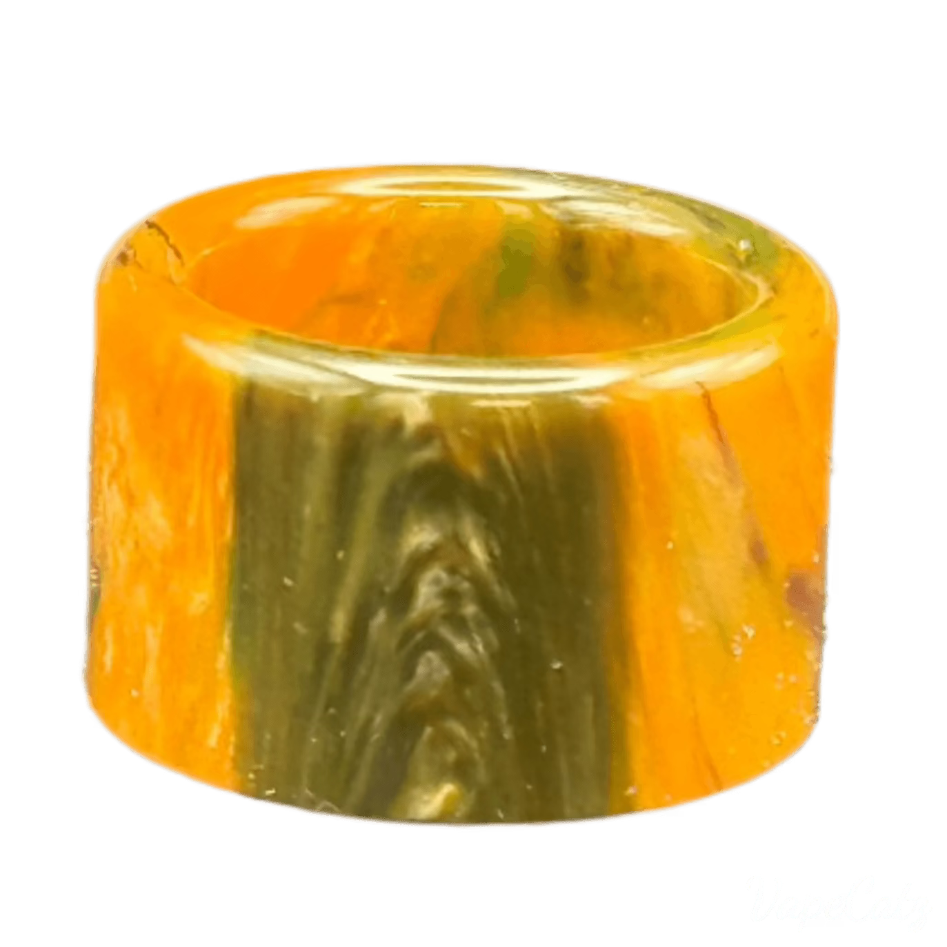 SMOK TFV16 / TFV18 Marbled Replacement Tip - Several Options F13 Vape Accessories 810 Drip Tip Short Stubby - Orange & Green Blend