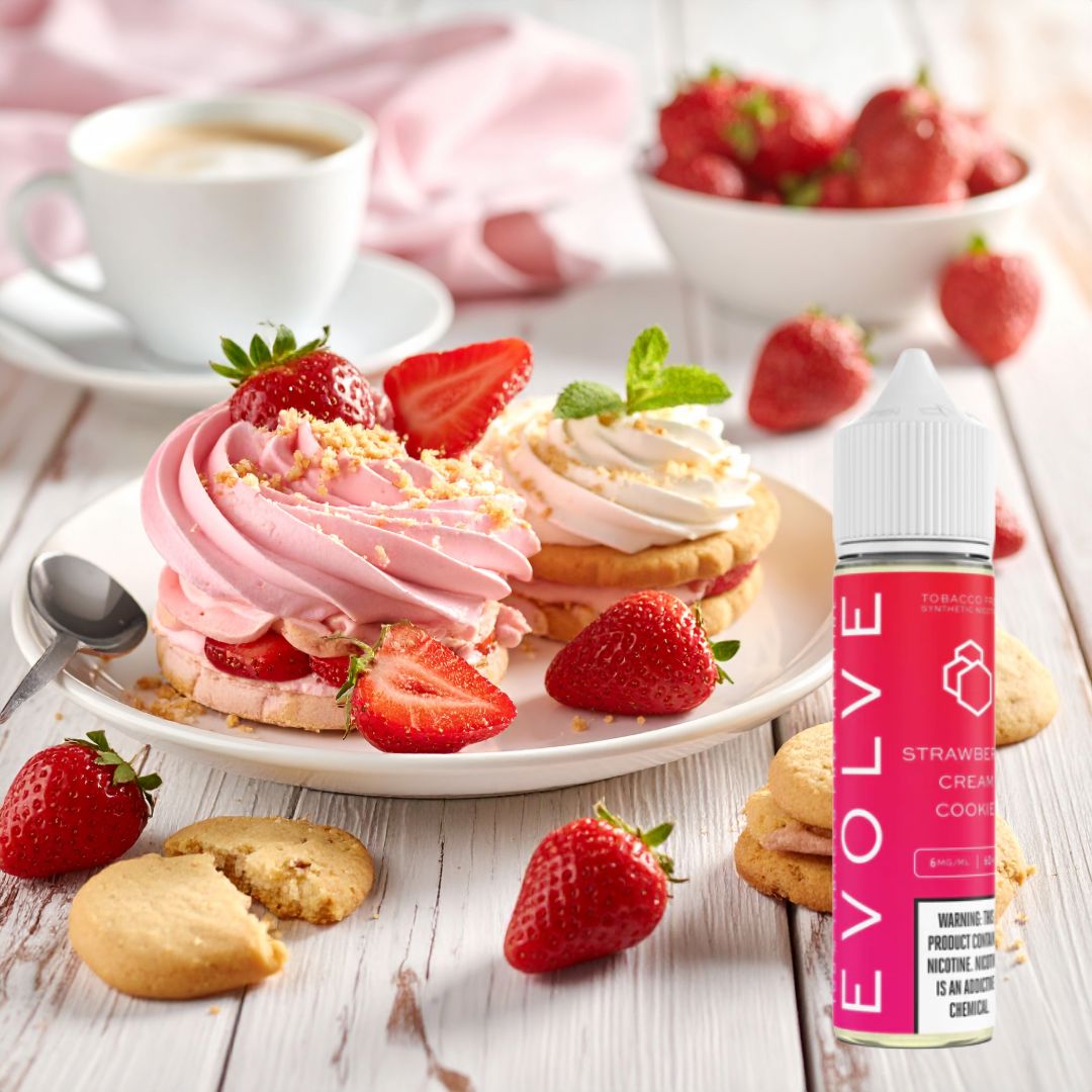Strawberry Cream Cookie E-Liquid Evolve