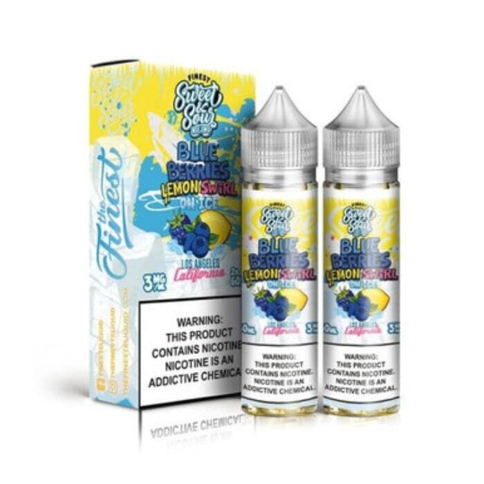 The Finest Collection E-Liquid Beard Vape Co Blue Berrie Lemon Swirl Menthol 0mg
