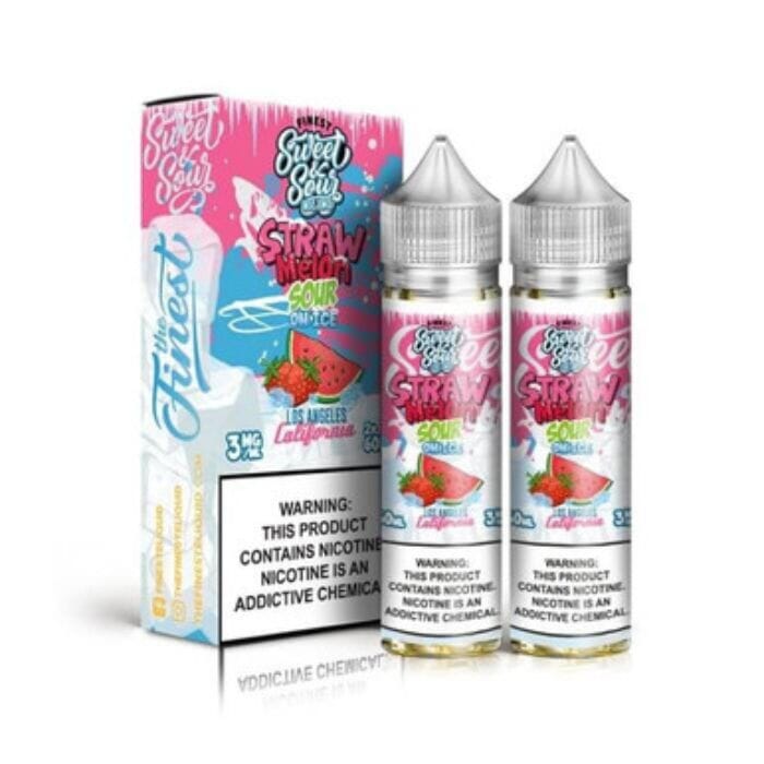 The Finest Collection E-Liquid Beard Vape Co Strawmeloin Sour Belts Menthol 0mg
