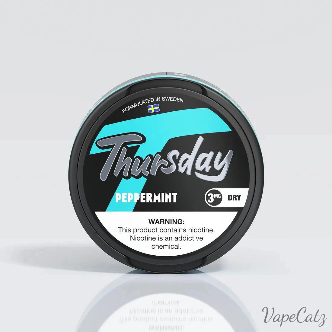 Thursday Dry Pouches Pouches Thursday Peppermint 3mg Single Can