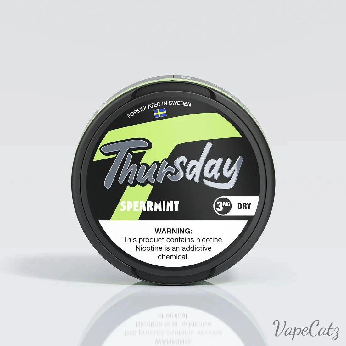 Thursday Dry Pouches Pouches Thursday Spearamint 3mg Single Can