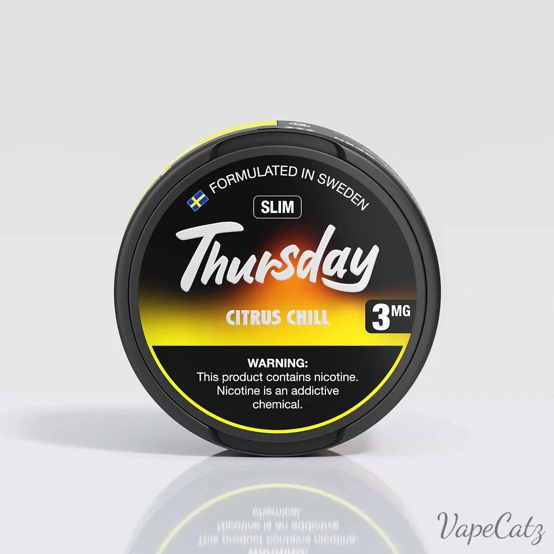 Thursday Slim & Moist Pouches Pouches Thursday Citrus Chill 3mg Single Can