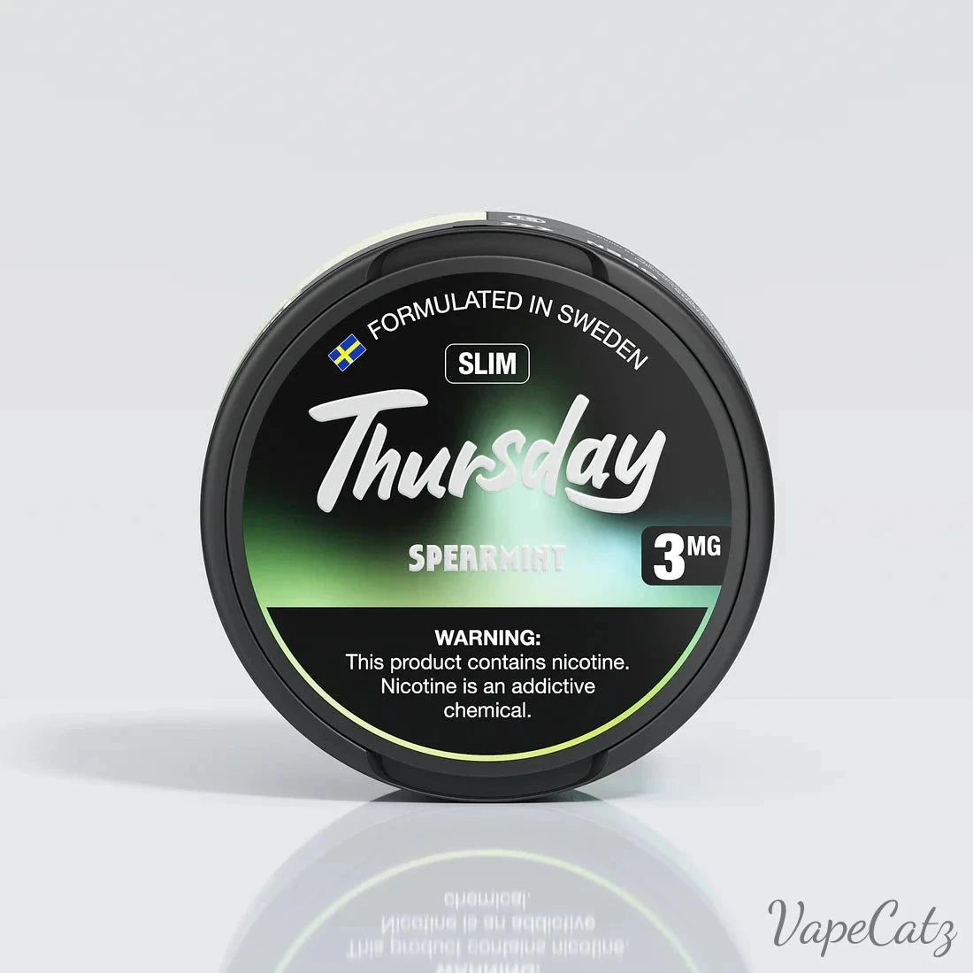 Thursday Slim & Moist Pouches Pouches Thursday Spearmint 3mg Single Can
