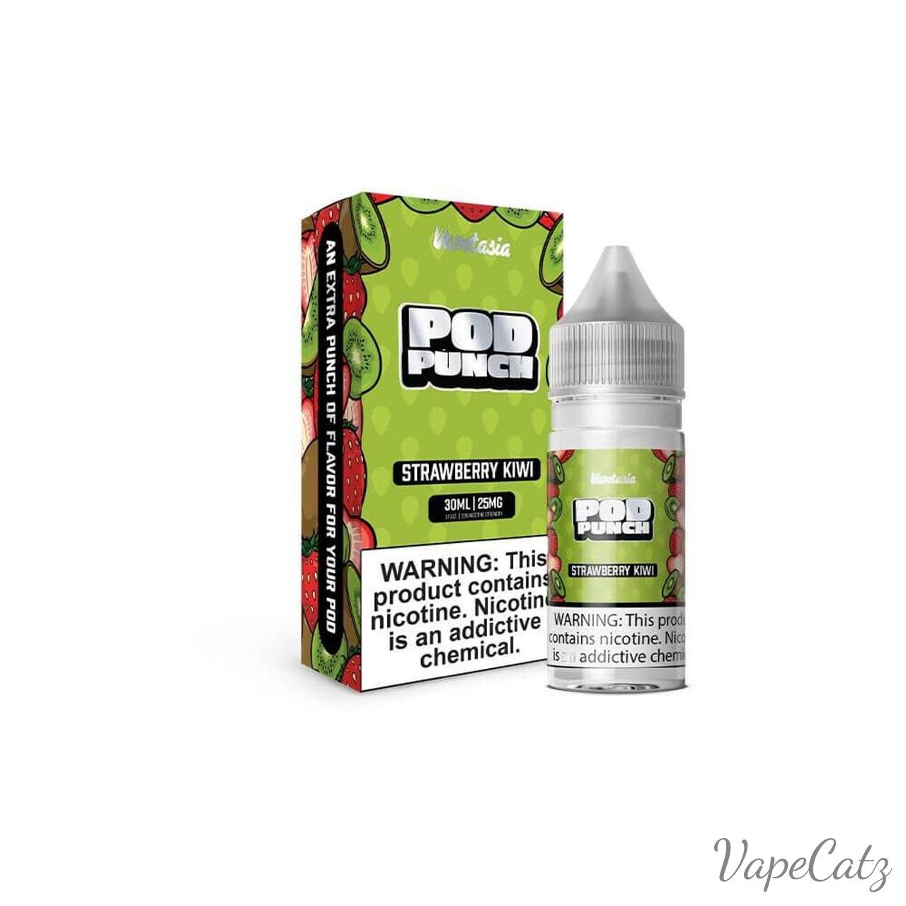Vapetasia High Content Salt E-Liquid High Content Salt E-Liquid Strawberry Kiwi Pod Punch