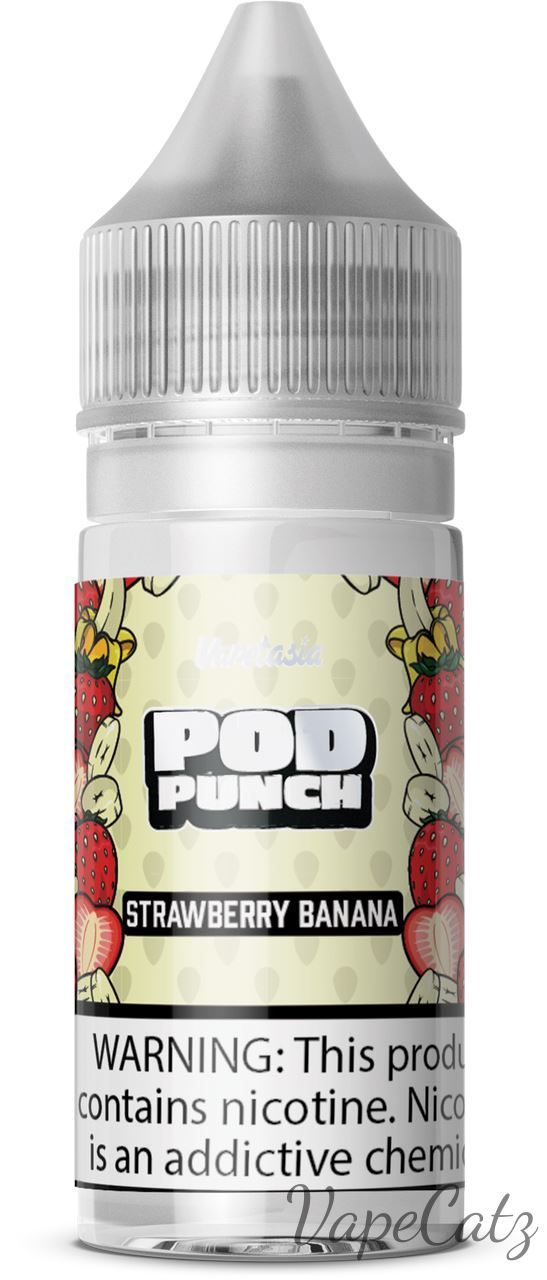Vapetasia Pod Punch 24mg High Content Salt E-Liquid High Content Salt E-Liquid Straw Banana