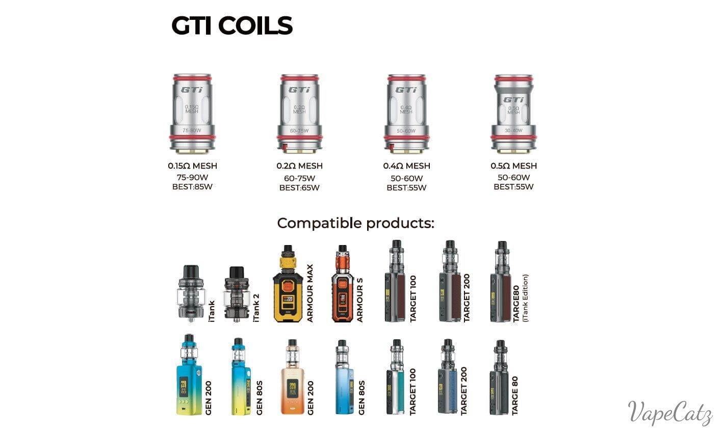 Vaporesso GTi Replacement Coil Coil Vaporesso