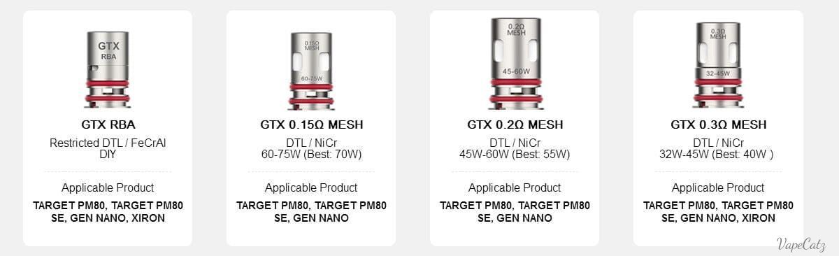 Vaporesso GTX Coils Coil Vaporesso