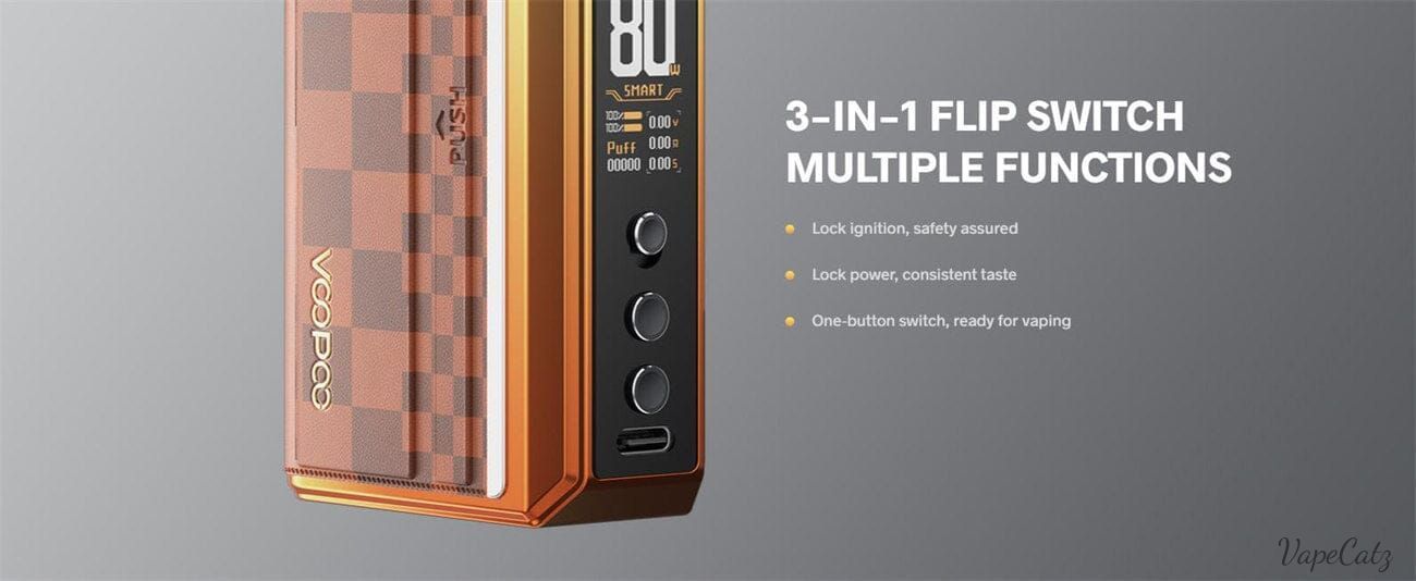Voopoo Drag 5 177W Box Mod Kit with Uforce-X Tank Atomizer 5.5ml Classic Collection Classic Collection