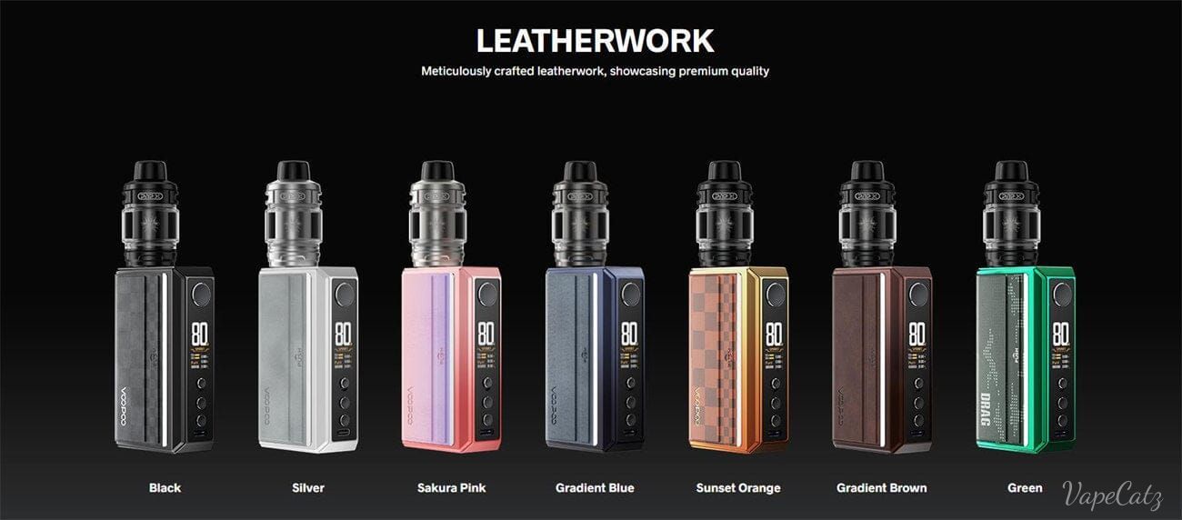Voopoo Drag 5 177W Box Mod Kit with Uforce-X Tank Atomizer 5.5ml Classic Collection Classic Collection