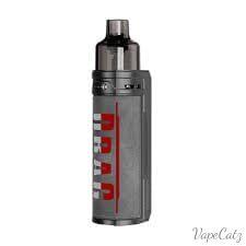 VOOPOO DRAG S 60W Pod Mod Kit Classic Collection Classic Collection Iron Knight - Grey with DRAG in red
