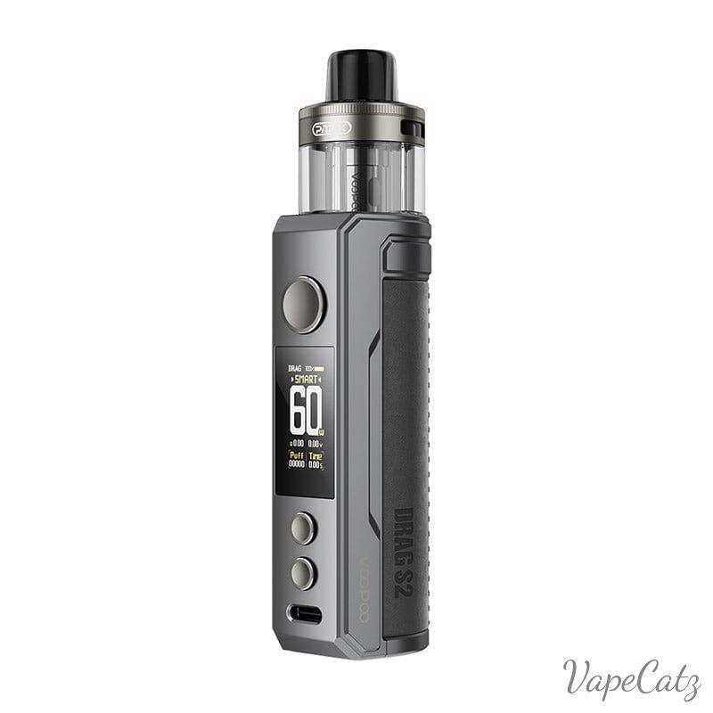 Voopoo Drag S2 60W Box Mod Kit with PnP X Cartridge DTL / MTL 2500mAh 5ml Classic Collection Classic Collection Gray Metal S2