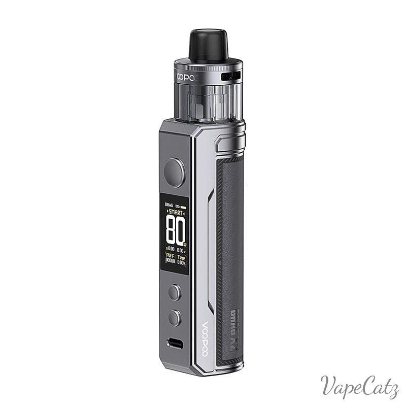 Voopoo Drag S2 60W Box Mod Kit with PnP X Cartridge DTL / MTL 2500mAh 5ml Classic Collection Classic Collection Gray Metal X2