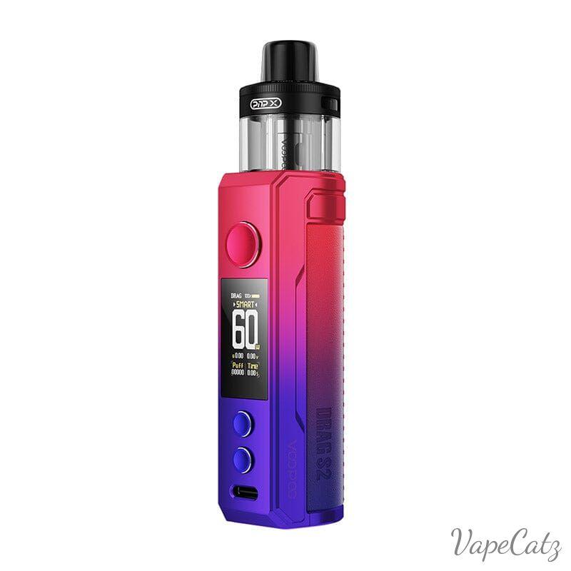 Voopoo Drag S2 60W Box Mod Kit with PnP X Cartridge DTL / MTL 2500mAh 5ml Classic Collection Classic Collection Modern Red S2