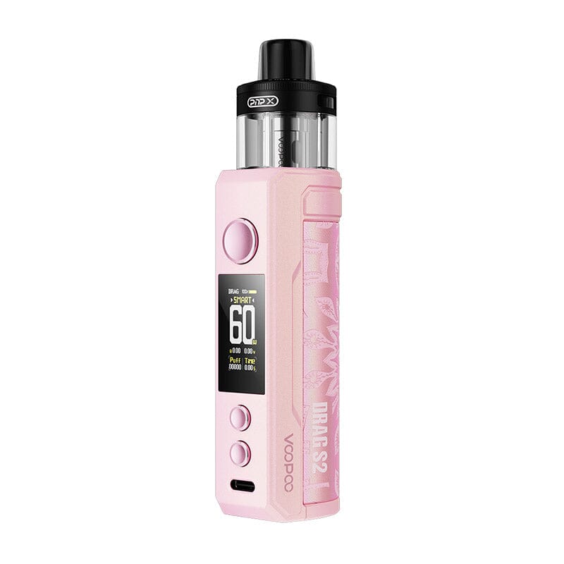 Voopoo Drag S2 60W Box Mod Kit with PnP X Classic Collection Classic Collection Glow Pink S2