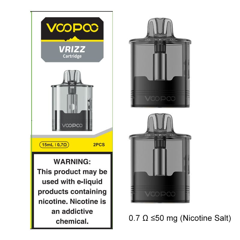 VOOPOO Vrizz Pod Kit - Replacement Pods Classic Collection VooPoo 0.7 Ohm