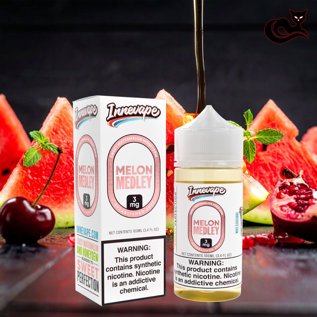 Whatamelon or Melon Medley and Menthol too! E-Liquid INNEVAPE