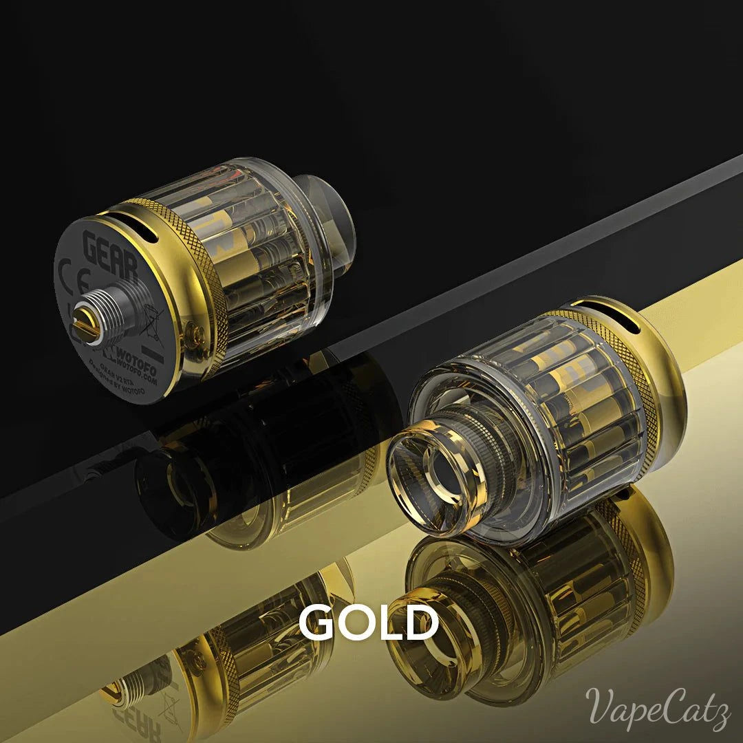 Wotofo Gear V2 RTA Classic Collection Classic Collection Gold