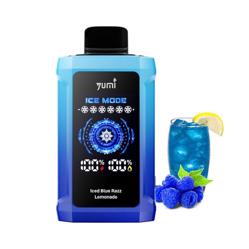 Yumi P20000 Disposable Wicked & Vivi's House Iced Blue Razz Lemonade