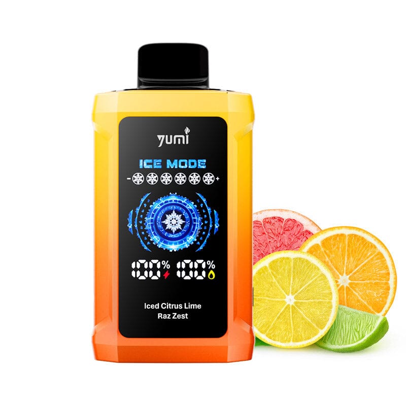 Yumi P20000 Disposable Wicked & Vivi's House Iced Citrus Lime Raz Zest