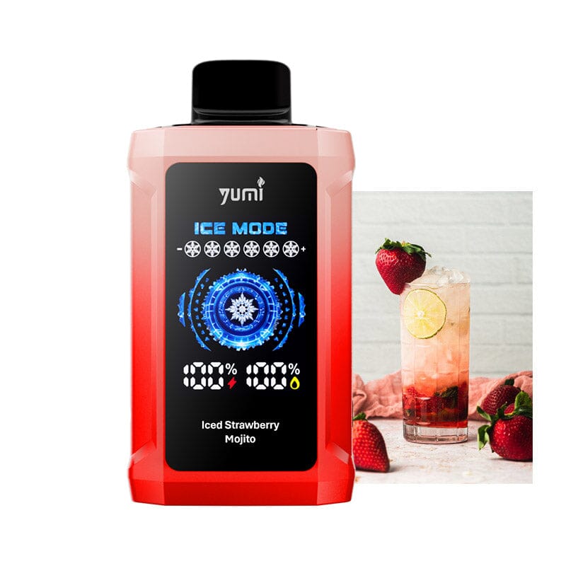 Yumi P20000 Disposable Wicked & Vivi's House Iced Strawberry Mojito