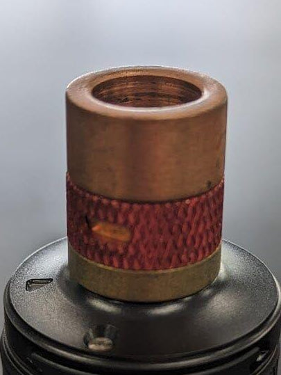 510 Drip Tip Copper Tipped Adjustable Air Flow CB1 Vape Accessories 510 Replacement Tips Red W Copper