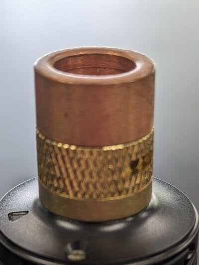 510 Drip Tip Copper Tipped Adjustable Air Flow CB1 Vape Accessories 510 Replacement Tips Yellow Gold W Copper