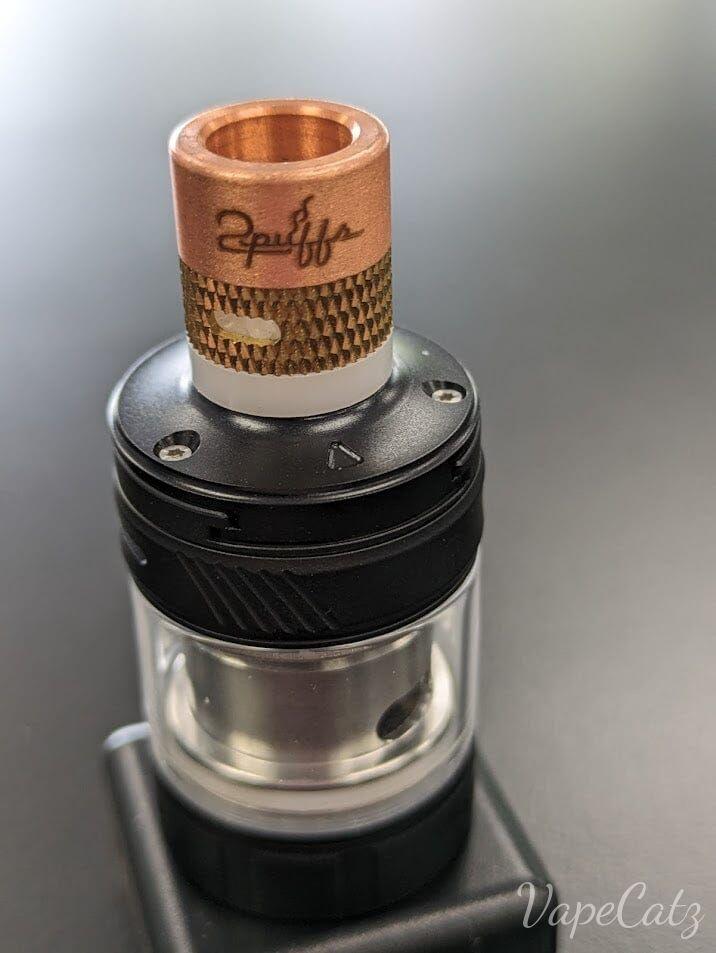 510 Drip Tip Copper Tipped Adjustable Air Flow CB1 Vape Accessories 510 Replacement Tips Yellow Gold & White W Copper