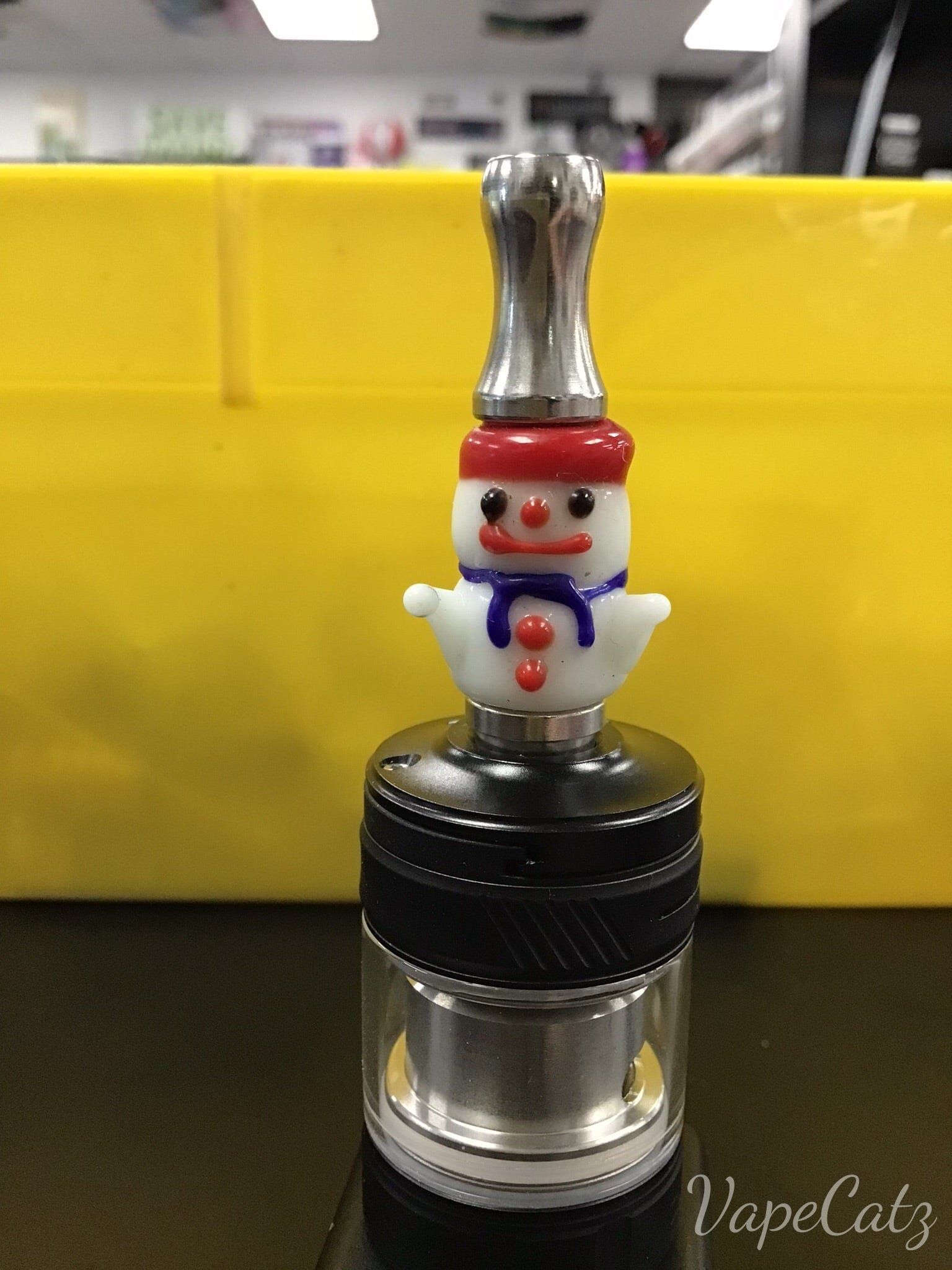 510 SnowMan Glass Tips CB6a Vape Accessories 510 Replacement Tips Red Hat Snowman