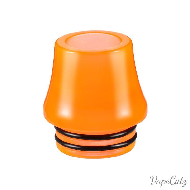 810 Drip Tip Short Volcano Tips - So Many Colors! BK1 Vape Accessories 810 Drip Tip Orange