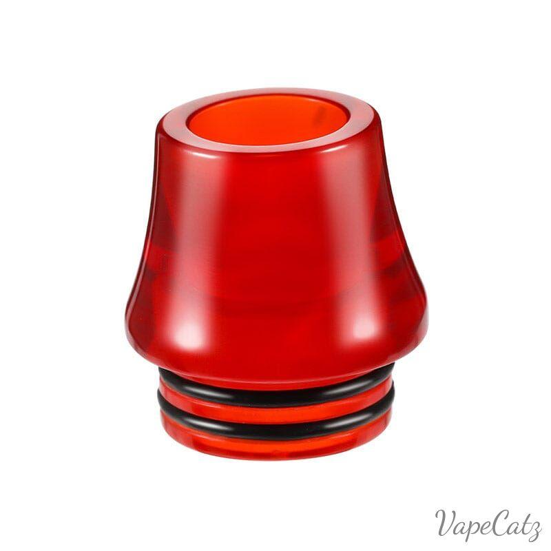 810 Drip Tip Short Volcano Tips - So Many Colors! BK1 Vape Accessories 810 Drip Tip Red