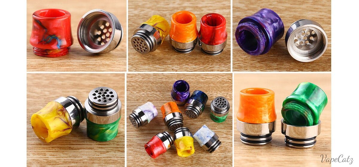 810 Resin Drip Tip Cone Tip With Anti Splash Screen Y2 Vape Accessories 810 Drip Tip