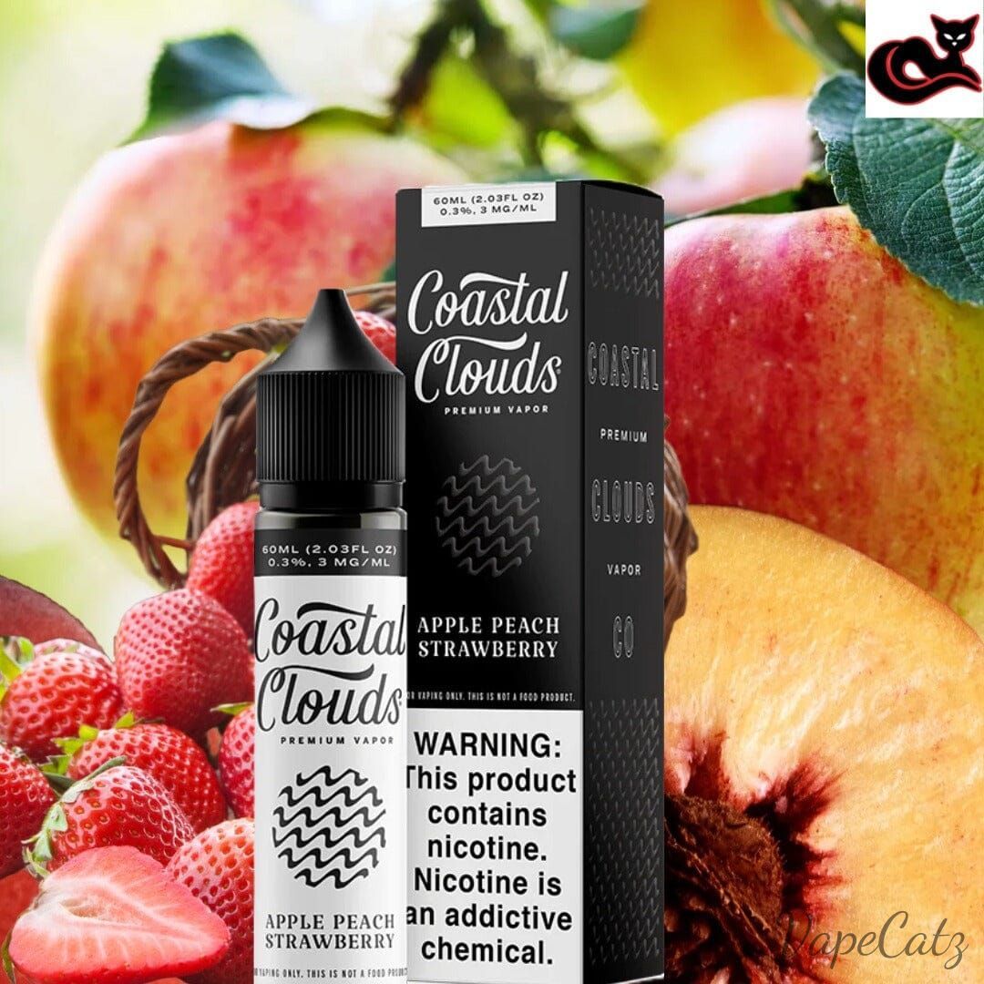 Apple Peach Strawberry E-Liquid Coastal Clouds