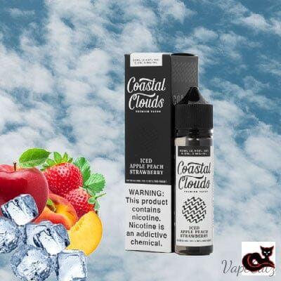 Apple Peach Strawberry Iced E-Liquid Coastal Clouds