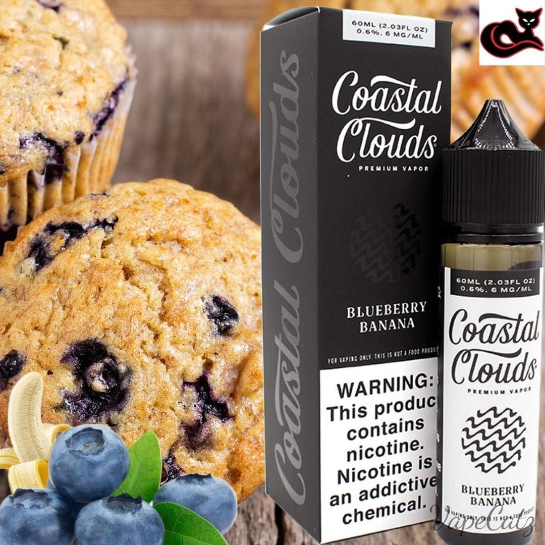 Blueberry Banana E-Liquid Coastal Clouds
