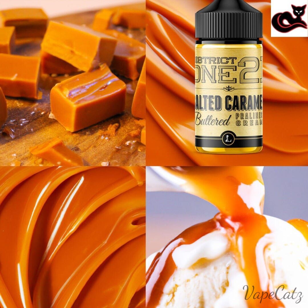 District One21 - Salted Caramel E-Liquid legacy