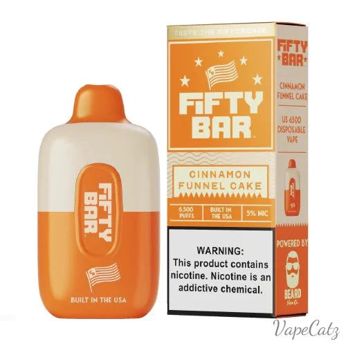 Fifty Bar USA Made Disposable Fifty Bar Cinnamon Funnel